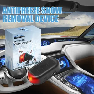 RAYHONG Car Antifreeze Snow Removal Device Solar Powered Portable Gadget Interior