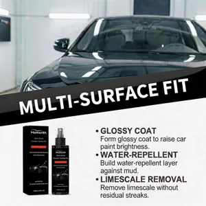 HOMONTH nano quick spray de recubrimiento cerámico 100ml para brillo y protección.