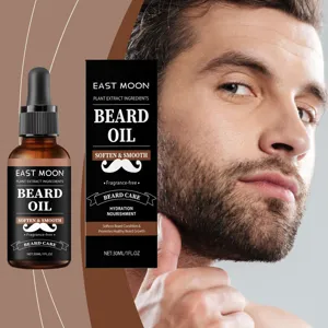 Men's Beard Care Essential Oil Nourishing Hydrating Softening Plant Extract Beard Growth Oil For Daily Grooming