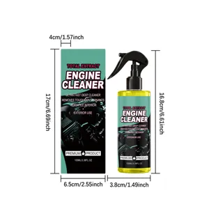 Nettoyant moteur spray 100ml pour compartiment moteur automobile nettoyage profond.