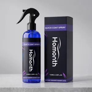 Spray de Revestimiento para Vidrio de Coche Antilluvia y Polvo Visión Clara Revestimiento Protector de Parabrisas Limpiador Líquido