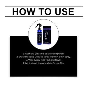 HOMONTH spray de revestimiento vidrio 100ml parabrisas coche impermeable protección