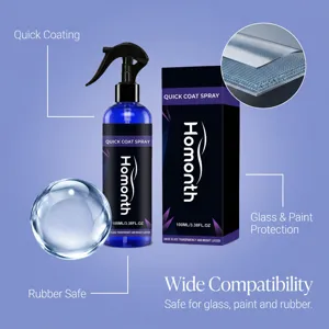 HOMONTH Spray de Revestimiento de Vidrio de 100ml, Protector para Parabrisas Auto.