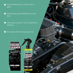 Spray nettoyant dégraissant pour moteur de voiture 100ml pour nettoyage en profondeur.