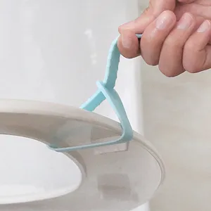 Manija levantadora de asiento de inodoro de silicona, accesorio higienico para el bano.