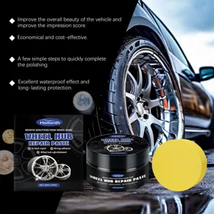 Pasta di riparazione per mozzo ruota antiruggine crema lucidante auto 50g nuova