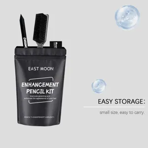 Detailed view of the men beard and hairline enhancement pencil kit featuring a fine tip.