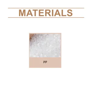 Detail view showing durable PP plastic material particles used for the educational toy construction.