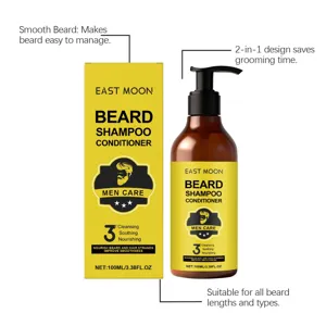 East Moon 2-se-1 σαμπουάν και conditioner γενειάδας 100ml για καθημερινή περιποίηση.