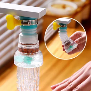 Keuken kraan filter verlenging 360 draaibaar anti spat waterbesparende sproeier mondstuk.