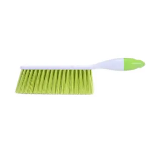 Gran cepillo de limpieza multifuncional para cama y ropa con cerdas verdes suaves