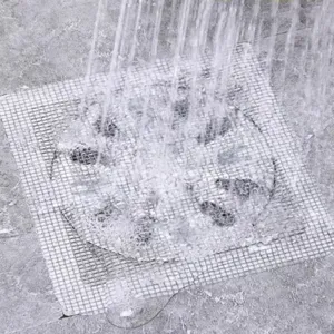 Disposable Self Adhesive Floor Drain Sticker Anti Clogging Hair Filter Mesh for Kitchen Bathroom Sink Strainer Mat