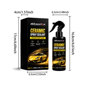 Hikmarion spray de revestimiento ceramico para coche 100ml con botella y caja protectora.