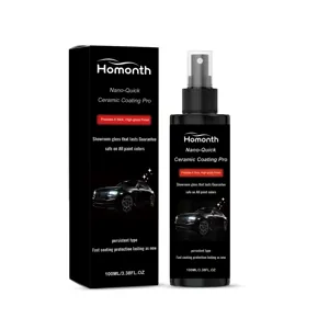 Spray de revestimiento cerámico nano HOMONTH 100ML para protección y brillo de auto.