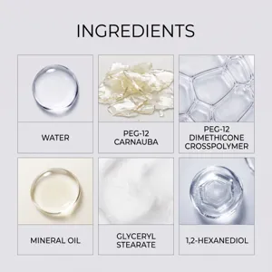 Detailed view showing core ingredients and product texture for automotive care cream.