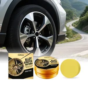 Pasta Rimuovi Graffi per Mozzo Ruota Auto Detergente per Cura Cerchi in Lega con Spugna Manutenzione