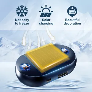 Tragbares Solar Auto Schnee Enteisungsgerät Frostschutz Enteiser Windschutzscheibe Tool
