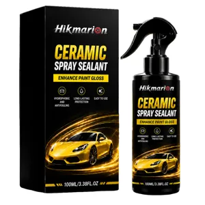 Hikmarion spray sellador cerámico 100ml brillo pintura coche protección hidrofóbica
