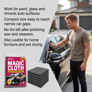 RAYHONG magische microvezeldoek 6 stuks, sterk absorberend voor auto en huishoudelijk gebruik.