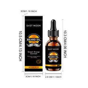 East Moon beard oil sweet orange scent moisturizing nourishing beard care 30ml 1fl oz