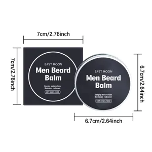 EAST MOON Men Beard Balm 60g nourishing and moisturizing styling beard care cream