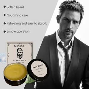 East Moon beard balm nourishing styling wax 30g for men soft and easy absorption care