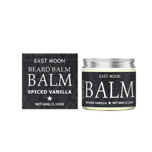 EAST MOON Spiced Vanilla Beard Balm 60g nourishing moisturizing smoothing grooming cream for men