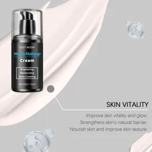 Men's makeup cream conceal moisturizing brightening light long-lasting face skin care 50g detail view