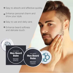 East Moon men beard balm 60g deep moisturizing nourishing care cream for styling soft beard