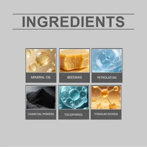 Infografía detallada de ingredientes que muestra claramente los componentes cosméticos.