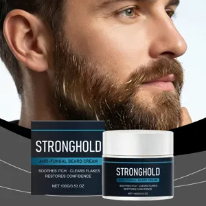 Men's Anti-Fungal Beard Cream Nourishing Moisturizing Daily Grooming Care 100g