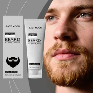 Men's beard conditioner 120ml with shea butter for soft grooming and daily beard care routine.