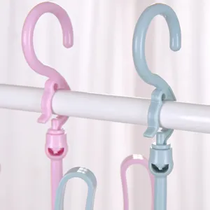 Pratique séchoir à chaussures en plastique coupe-vent crochet de suspension balcon