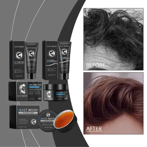 EAST MOON pommade gel cire coiffante, produits de soins capillaires professionnels.