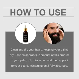 Beard oil grooming kit sandalwood scent nourishing softening moisturizing for daily beard care routine.