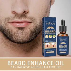 Eelhoe beard enhance oil nourishing beard essence 30ml for men hair growth care and smooth texture.