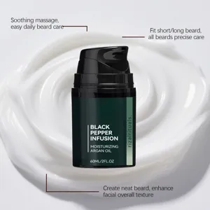 Olio idratante per barba viso, argan leggero, cura quotidiana ideale per una barba morbida.