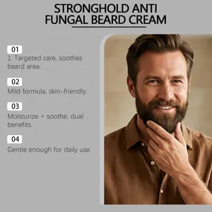 Men anti-fungal beard cream daily moisturizing soothing gentle grooming care for men.