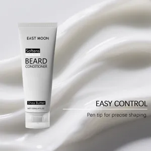 EAST MOON men beard conditioner softens coarse beards with shea butter for easy styling.
