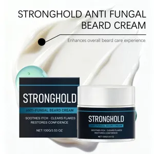 Beard cream men soothing anti fungal daily moisturizing beard care cream 100g net
