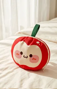 Graziosa Borsa Contenitore a Forma di Mela Organizer per Intimo Portatile Dettagli Vista