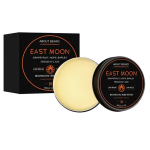 EAST MOON moisturizing beard butter 60g for daily grooming, styling and soft care.