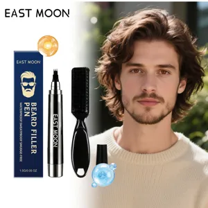 Bolígrafo rellenador de barba para hombres impermeable y resistente al sudor kit set