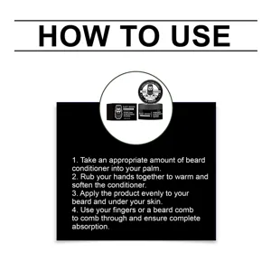 East Moon beard revitalizing balm 100g, nourishing beard grooming cream for men care.