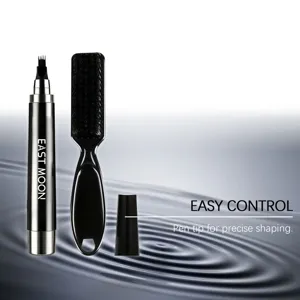 Kit de boligrafo para barba de hombre impermeable duradero rellenador cepillo pro