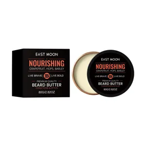 EAST MOON Balsamo Nutriente per Barba 80g Idratante e Styling per la Cura Quotidiana
