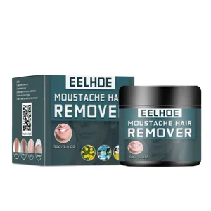 Eelhoe 50g creme depilatoire pour moustache pour un soin doux et rapide du visage et corps.