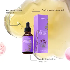 OceAura Cyperus Rotundus Haarentfernung Serum 60ml sanfte Hautpflege Detailansicht.