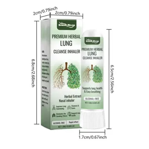 South Moon herbal lung cleanse nasal inhaler, natural plant extract for easy breathing.