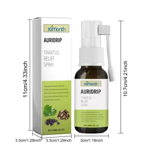 Ximonth spray soulignage acouphenes 30ml soin des oreilles et nettoyage quotidien.